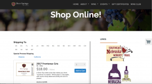 Deer Springs Winery - Website 3